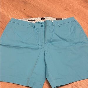 Talbots High Waist Aqua Shorts